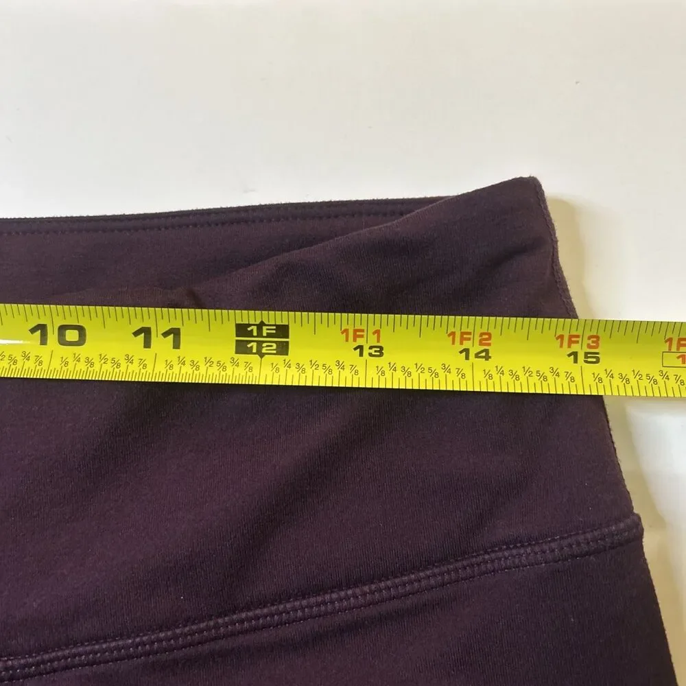 Betsy Johnson Performance Leggings capri purple embellished pull on size XL - Picture 8 of 12